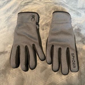 Spyder Grey Core Conduct Gloves